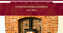 Desktop Screenshot of cotswoldstovesandchimneys.co.uk