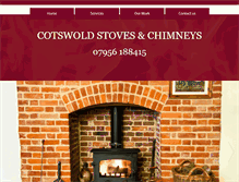 Tablet Screenshot of cotswoldstovesandchimneys.co.uk
